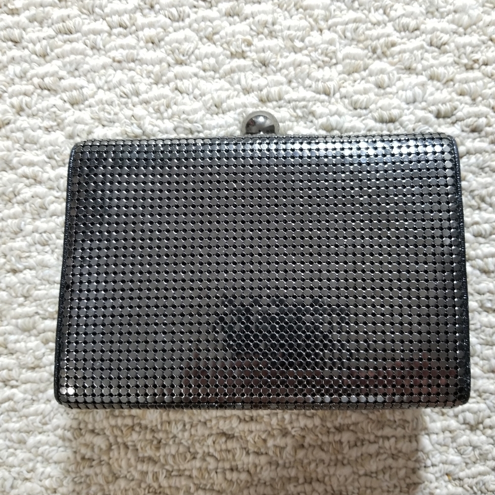 Silver Gray Evening Sling Bag
